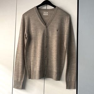 ALL SAINTS Merino Wool Cardigan